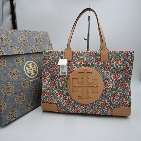 Tory Burch Bags Tory Burch Ella Floral Quilted Tote Bag Poshmark
